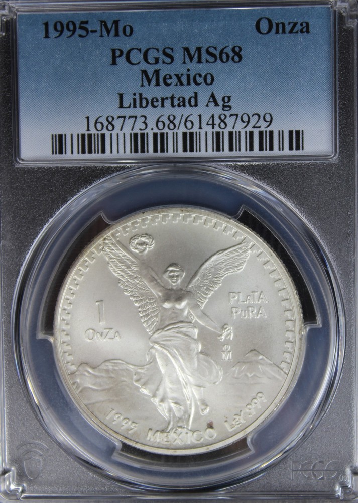 1995 MS68 Libertad PCGS 61487929