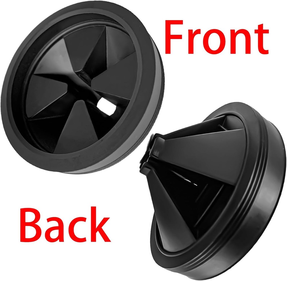 3 1/8 Inch Garbage Disposal Sink Baffle Splash Guard Quiet Collar Black Rubber