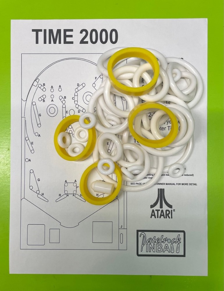 Atari Time 2000 Pinball Machine Rubber Ring Kit