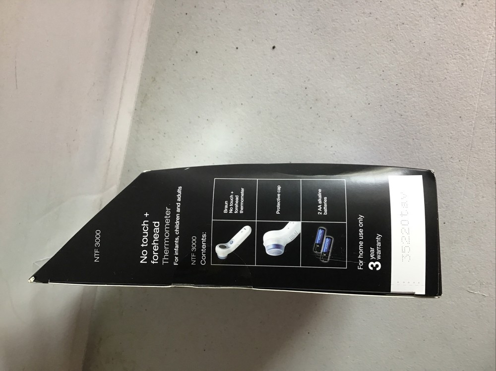 Braun NTF3000US No Touch Plus Forehead Digital Thermometer