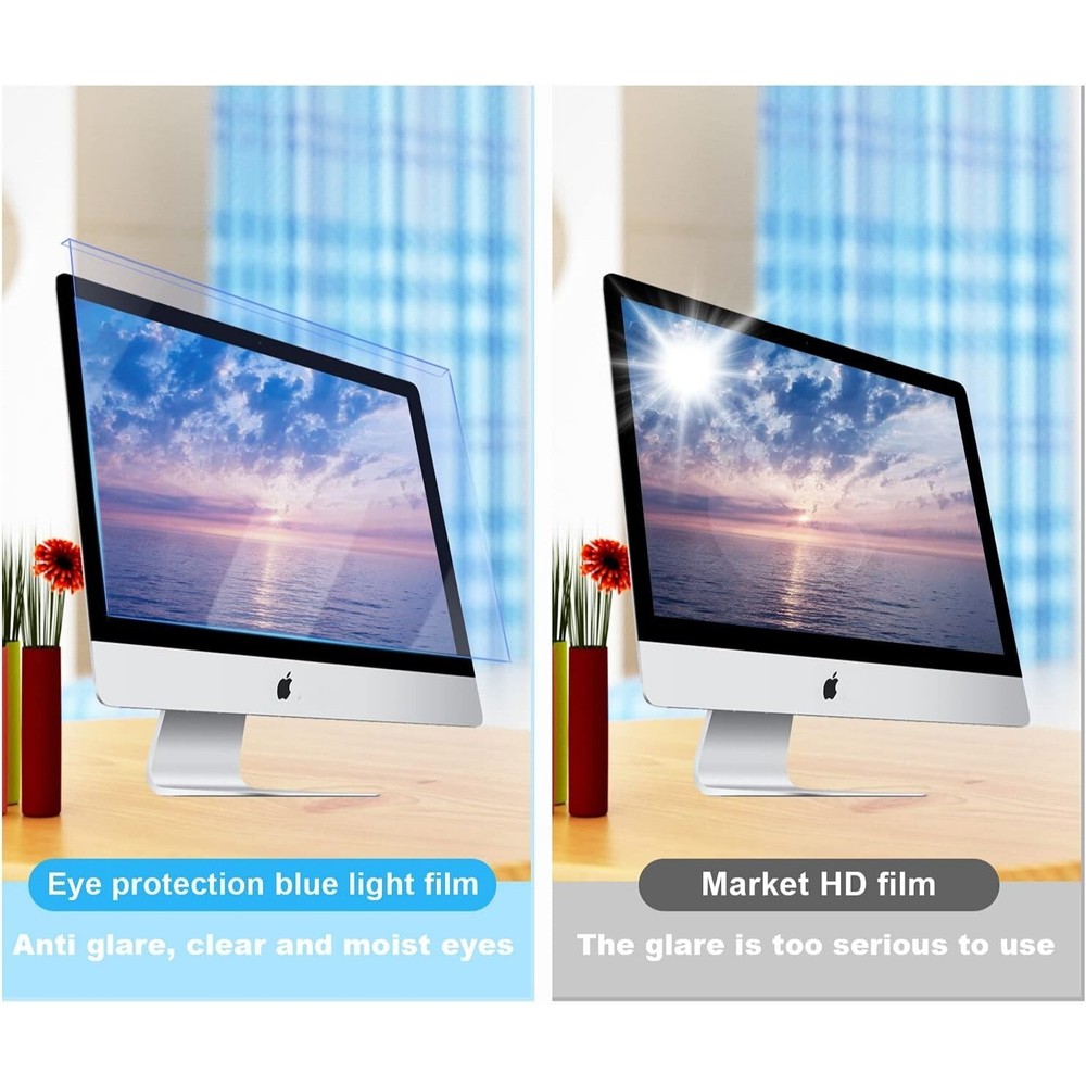 Anti Blue Light Universal Screen Filter Blocking Protector Panel 23 - 24 inch