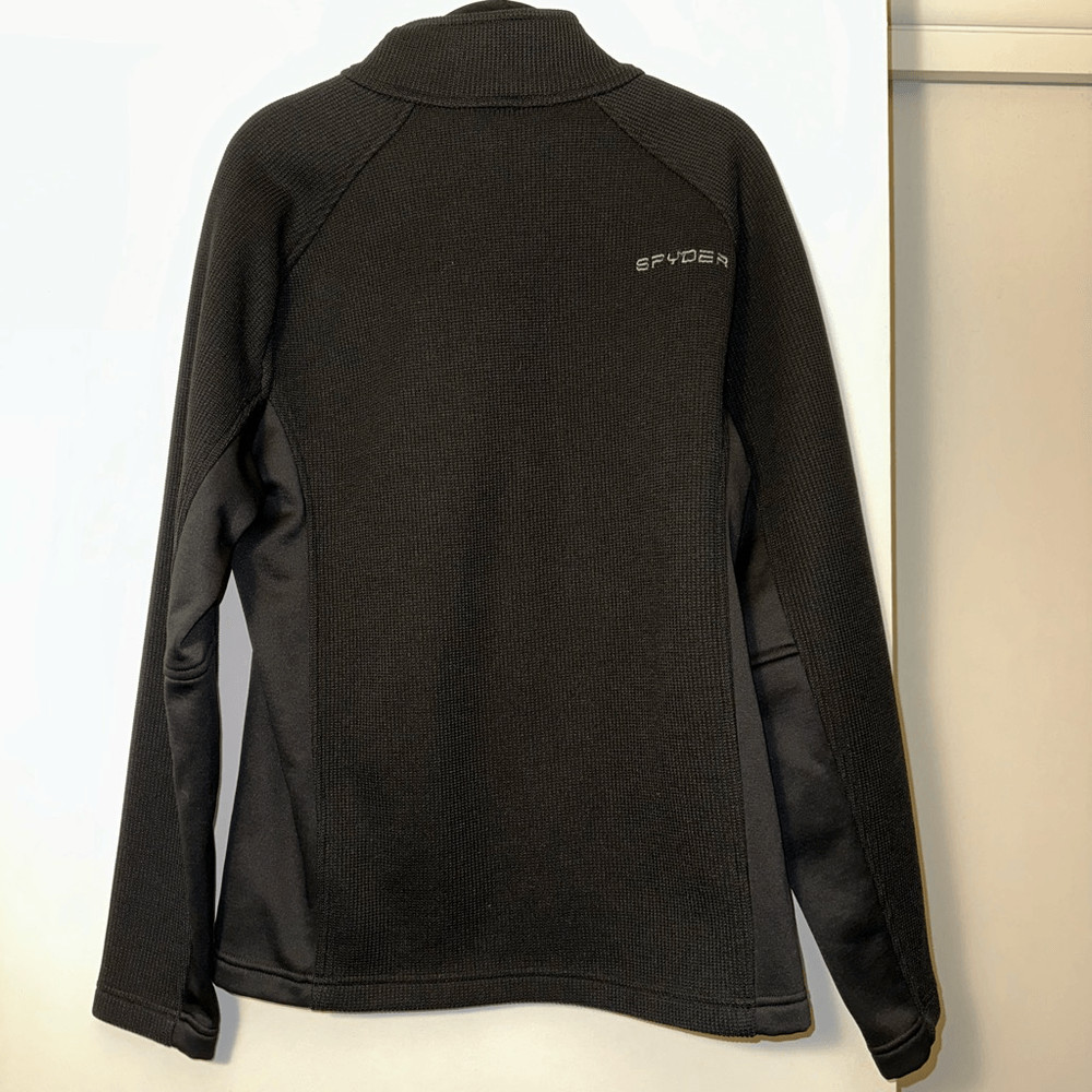Spyder Men’s Black Outbound Quarter Zip Jacket Size Medium