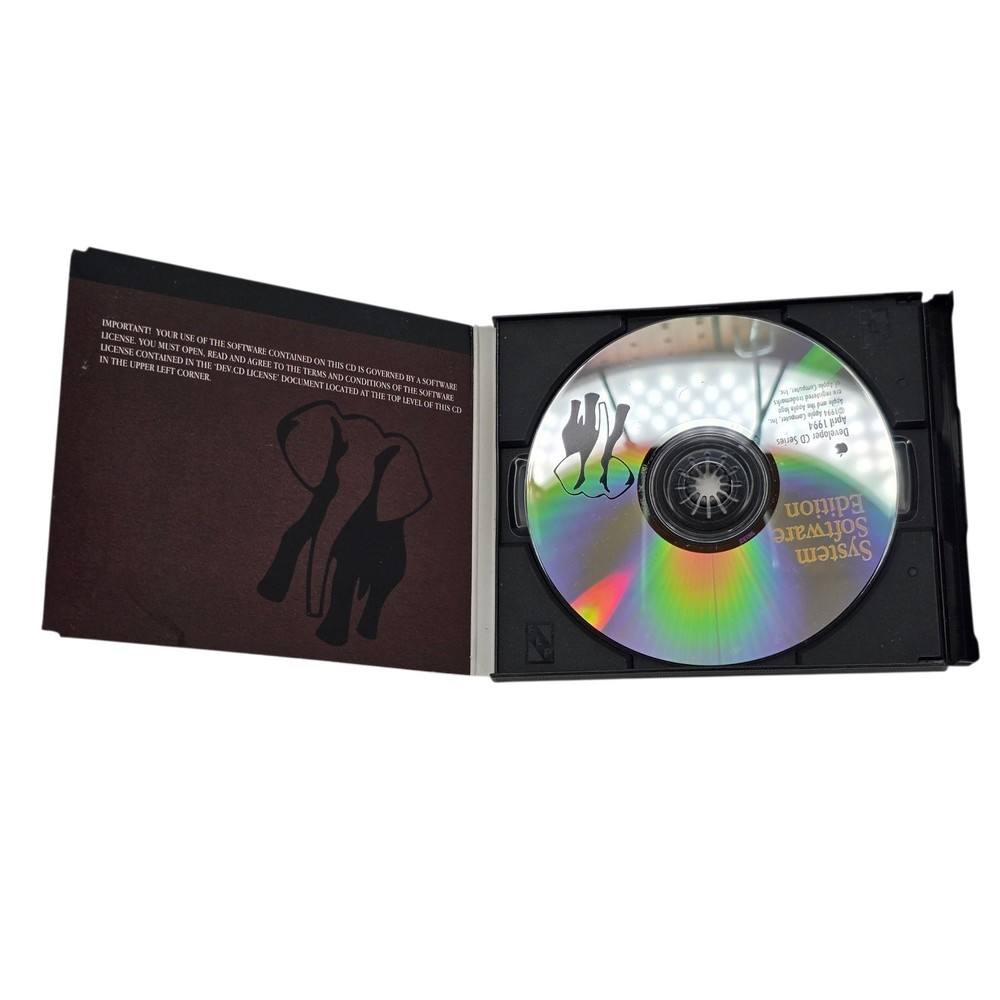 1994 Apple Developer CD System Software Edition April Vintage Mac PowerPC SDK