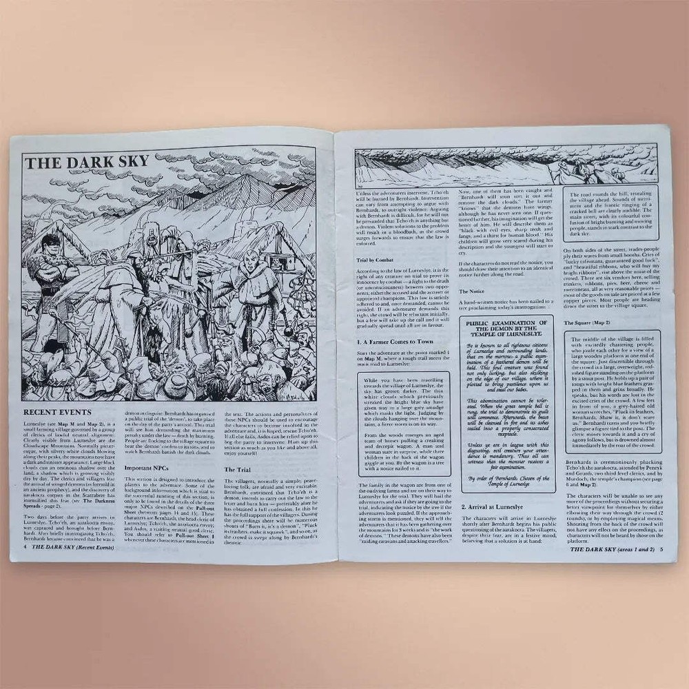 Dark Clouds Gather UK7 9151 Advanced Dungeons & Dragons 1e