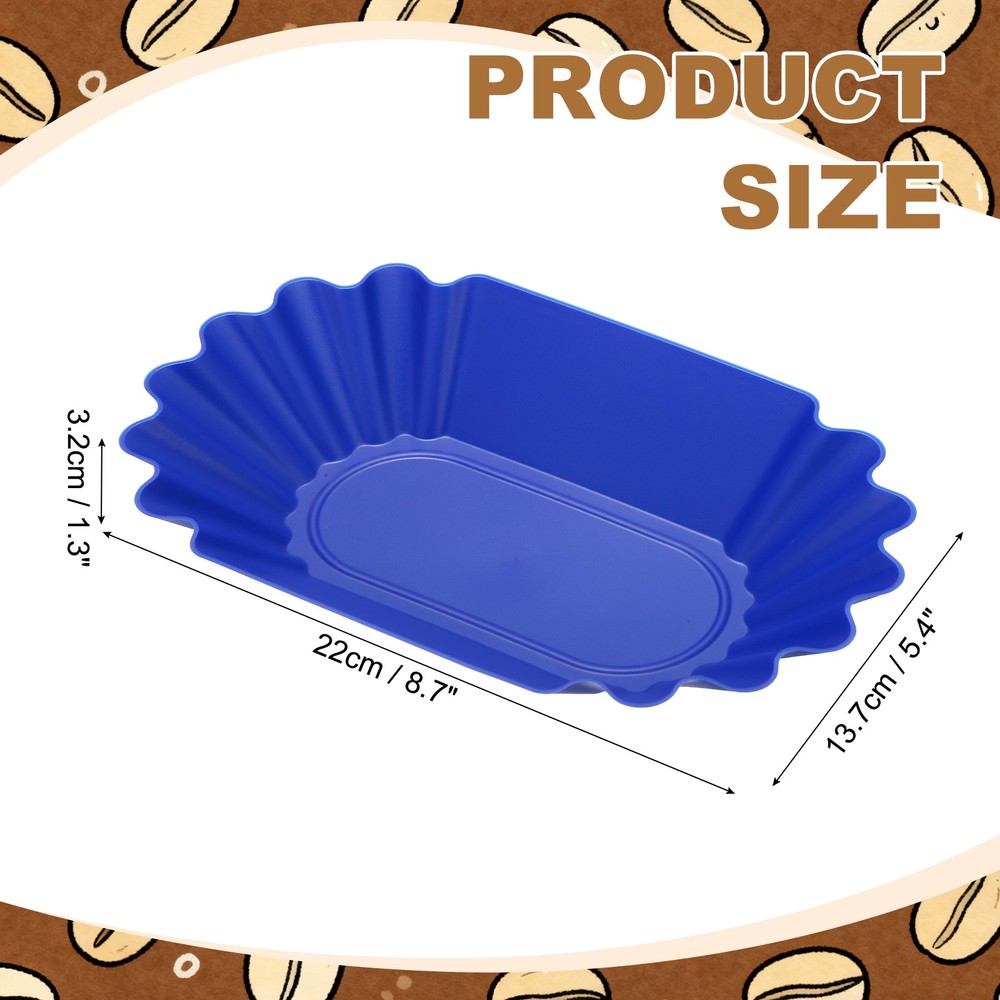 Coffee Beans Sample Tray, 450g Coffee Beans Display Dish, Bright Blue