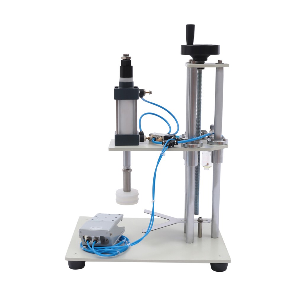 Perfume Bottle Capping Sealing Machine Pneumatic Crimper ​Lid Cap Machine 800W