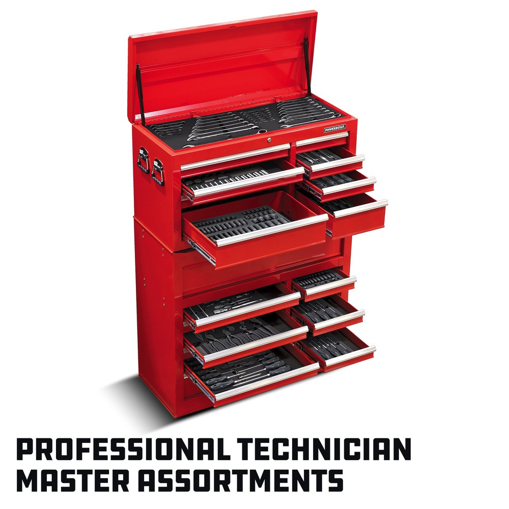 Powerbuilt 17 Piece Pro Tech Double Injection Screwdriver Set - 949018