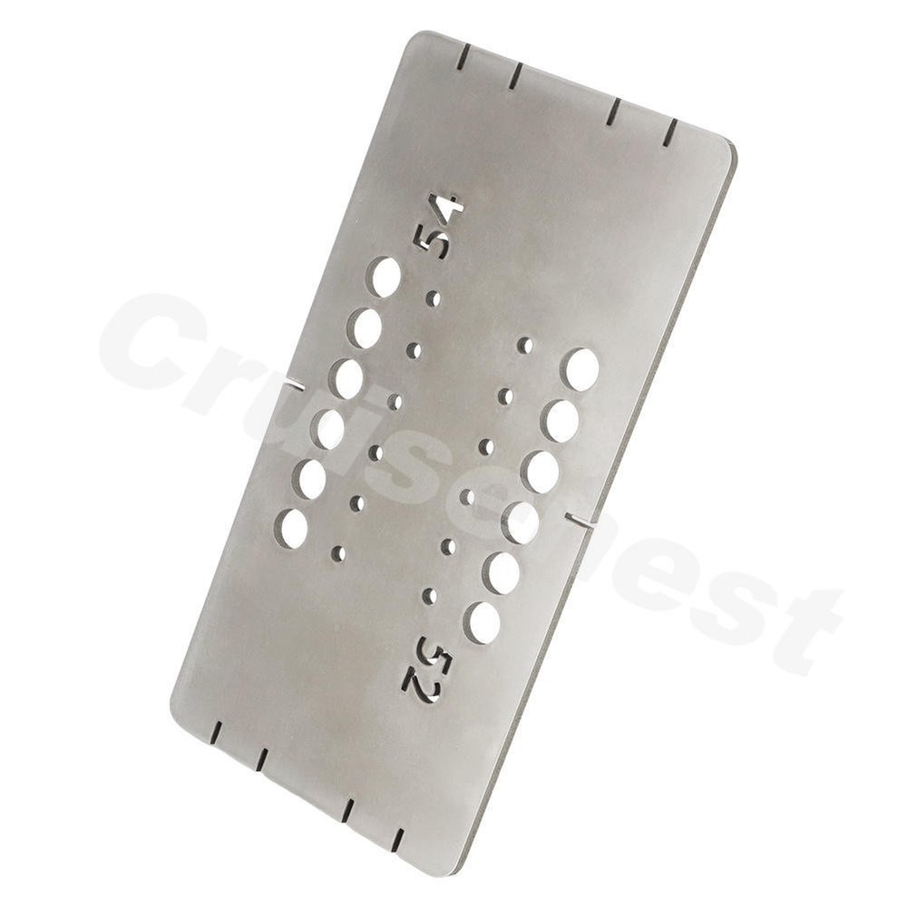 US For Guitar String Through Drilling & Fitting Ferrules Drilling Guide Template