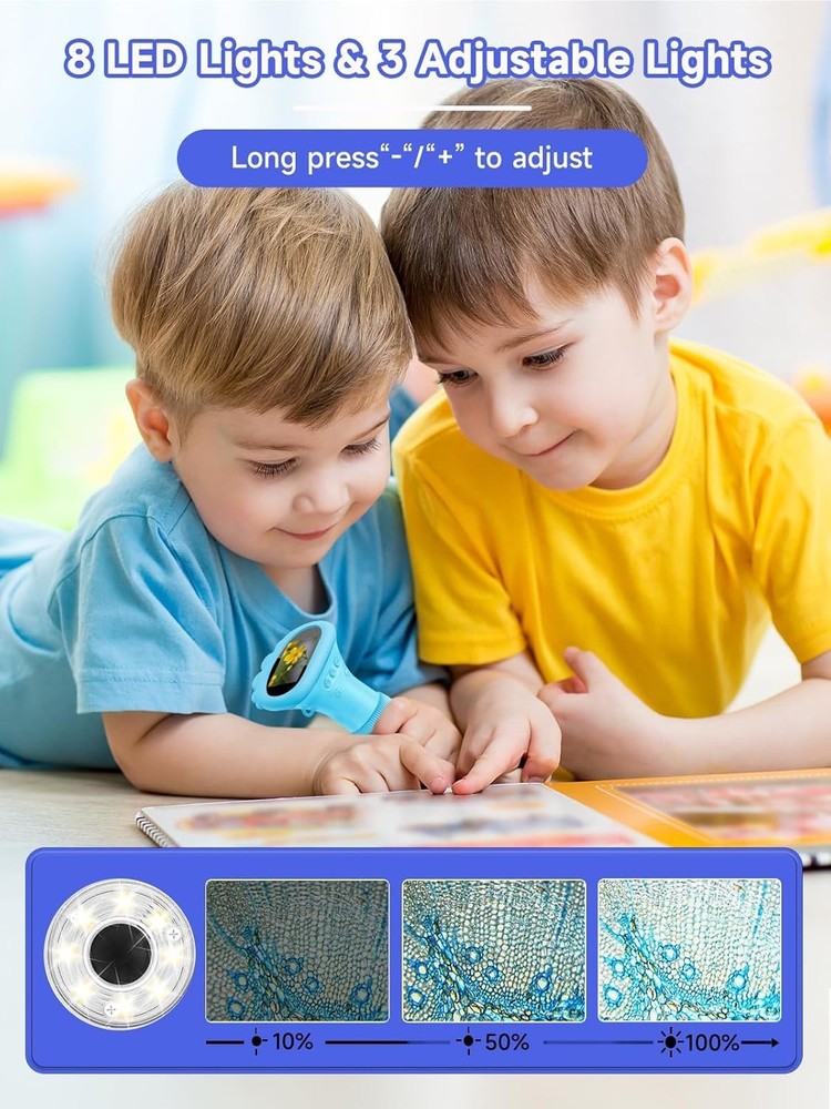 Handheld 1000X Kids Microscope - Connect to PC, Explore the Micro World