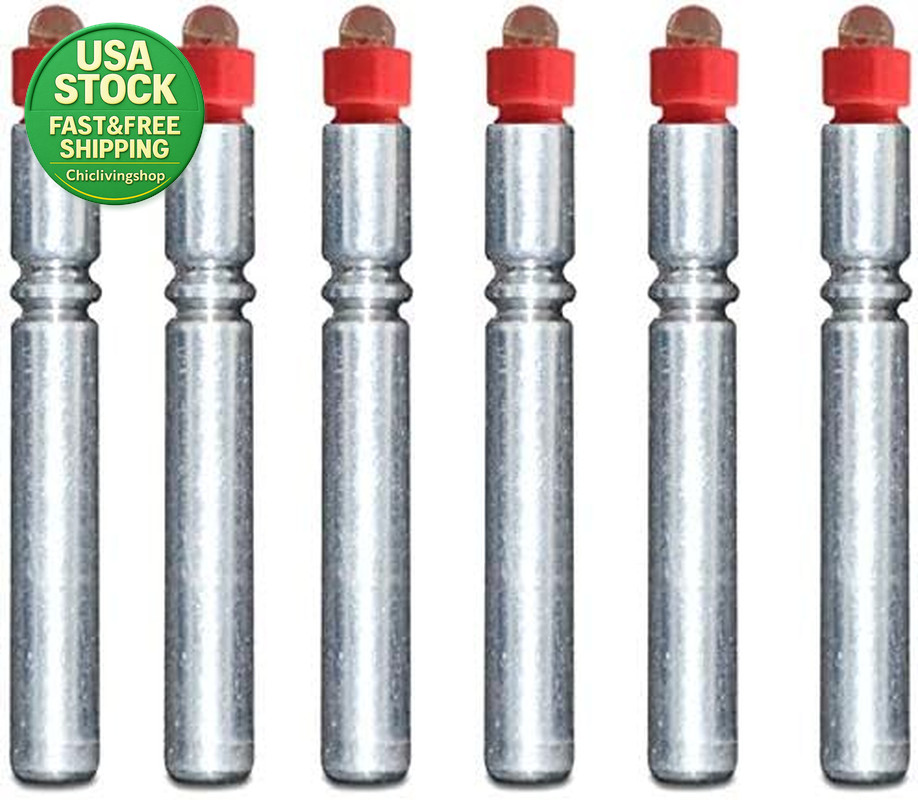 6PCS LED Bobber Light Replacement Battery CR430 Pin Type High Capacity Lithium