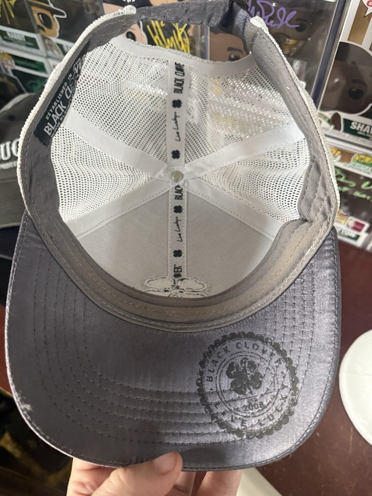 Black Clover Live Lucky Strapback Golf Hat / Cap - Womens Reflective Silver