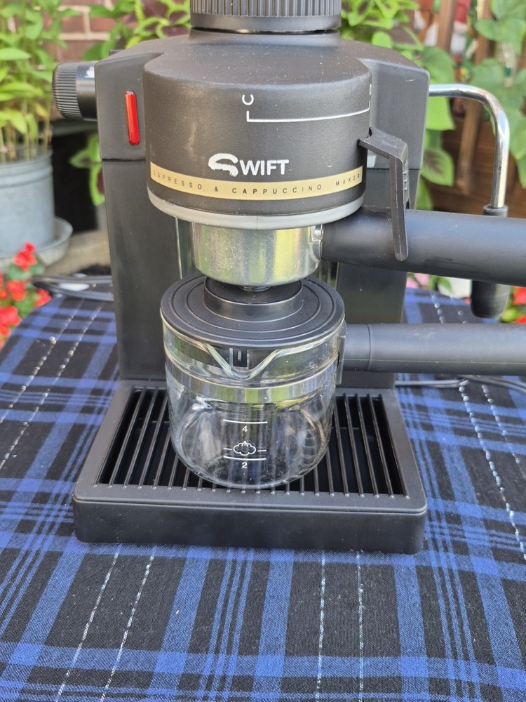 Swift 4 Cup Cappuccino Espresso Machine Coffee Maker TSK-183