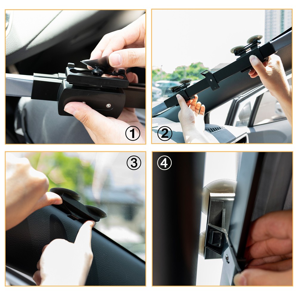 Front Car Retractable Windshield Sun Shade Visor SUV Window Folding Block Cover