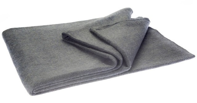 Canadian Armed Forces Issue Grey Wool Blanket - New