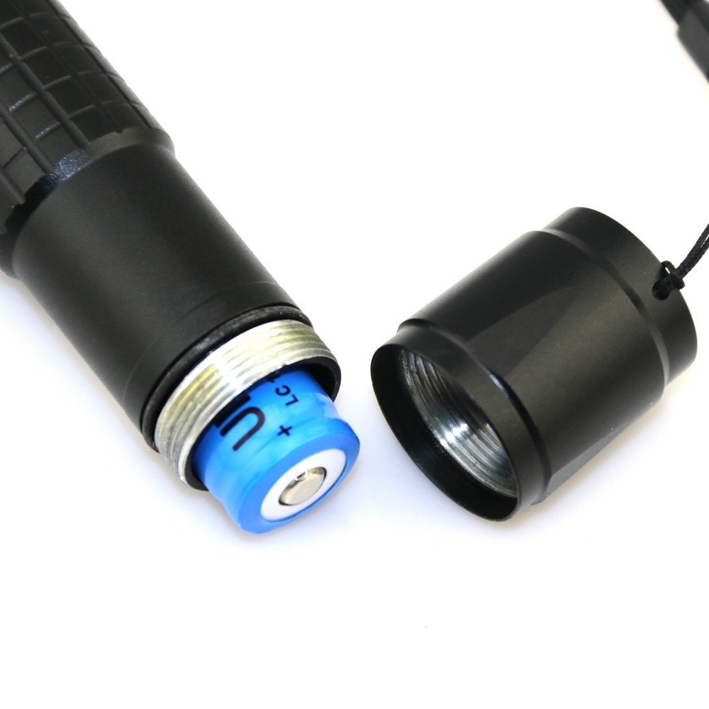 Adjustable Focus 450nm Blue Laser Pointer Pen Light Visible Beam Falshlight