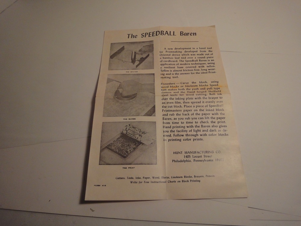 Printmasters Speedball Soft Rubber 4" Roller No. 4126