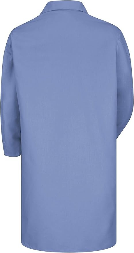 Red Kap Mens RK Lab Coat With Pockets, Light Blue, Regular/Medium
