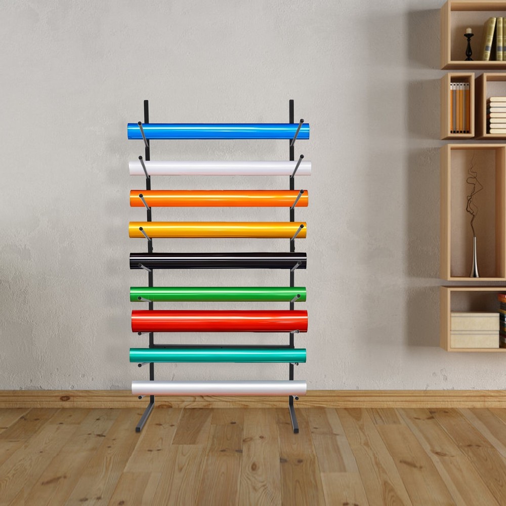 Wall-Mounted Blueprint Storage Rack - Organize Your Plans Efficiently