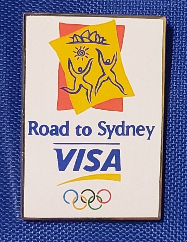 2000 ROAD TO SYDNEY VISA SUMMER OLYMPICS PIN