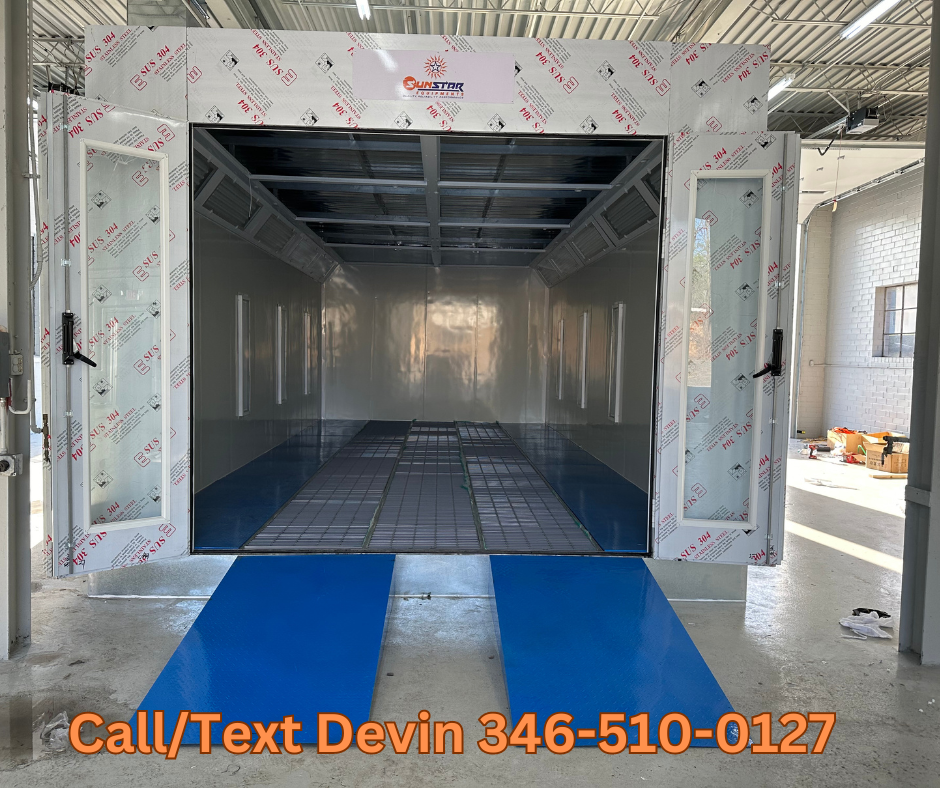 Spray paint booth