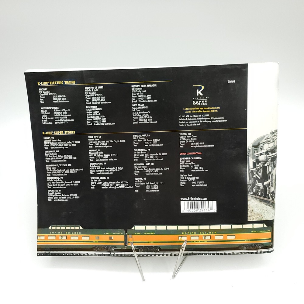 Kline K Line 2003 Second Edition catalog publication manual book