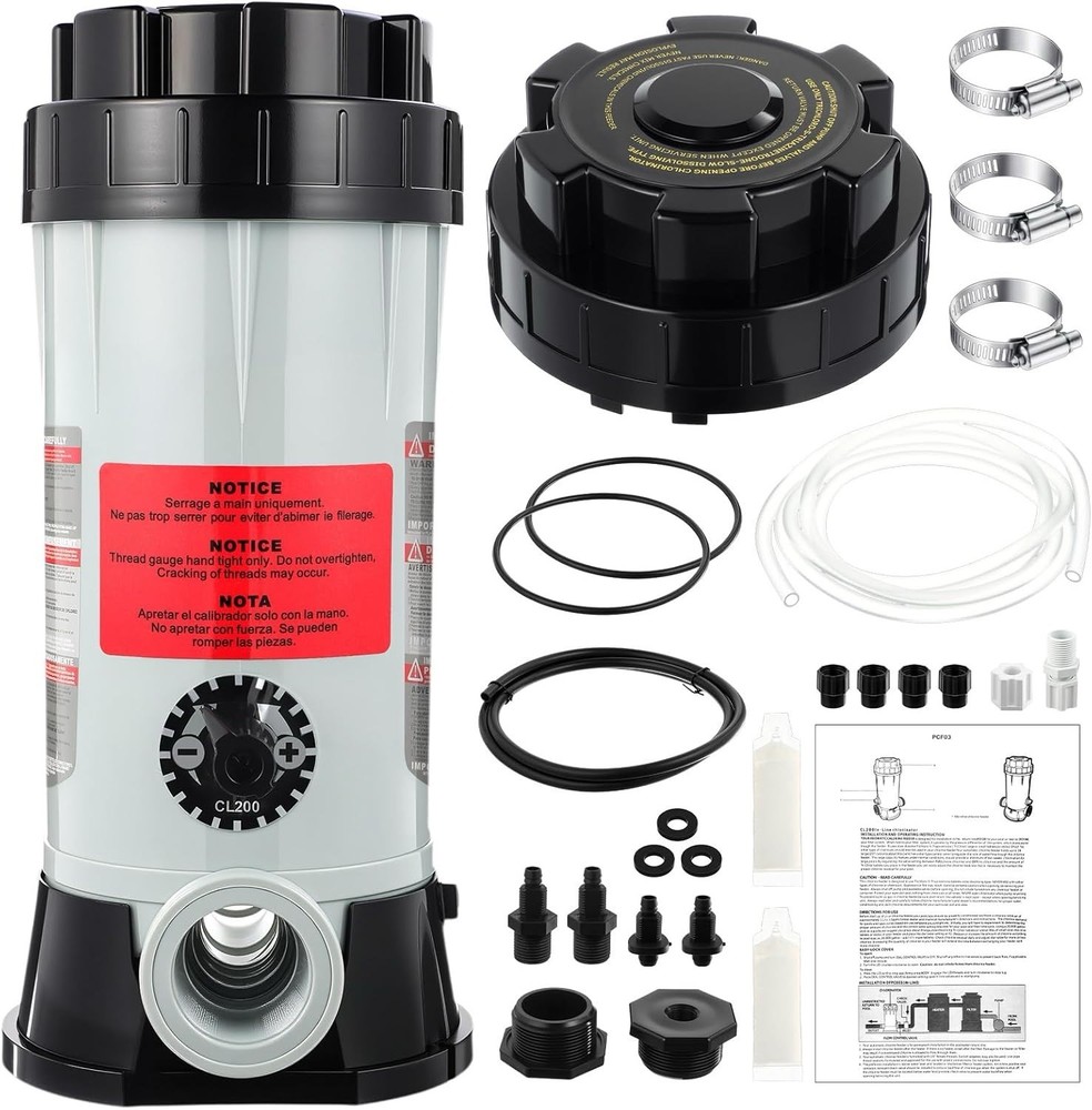 Off-Line Chlorinator Replacement for Hayward CL220 Pool Feeder w/ O-Ring