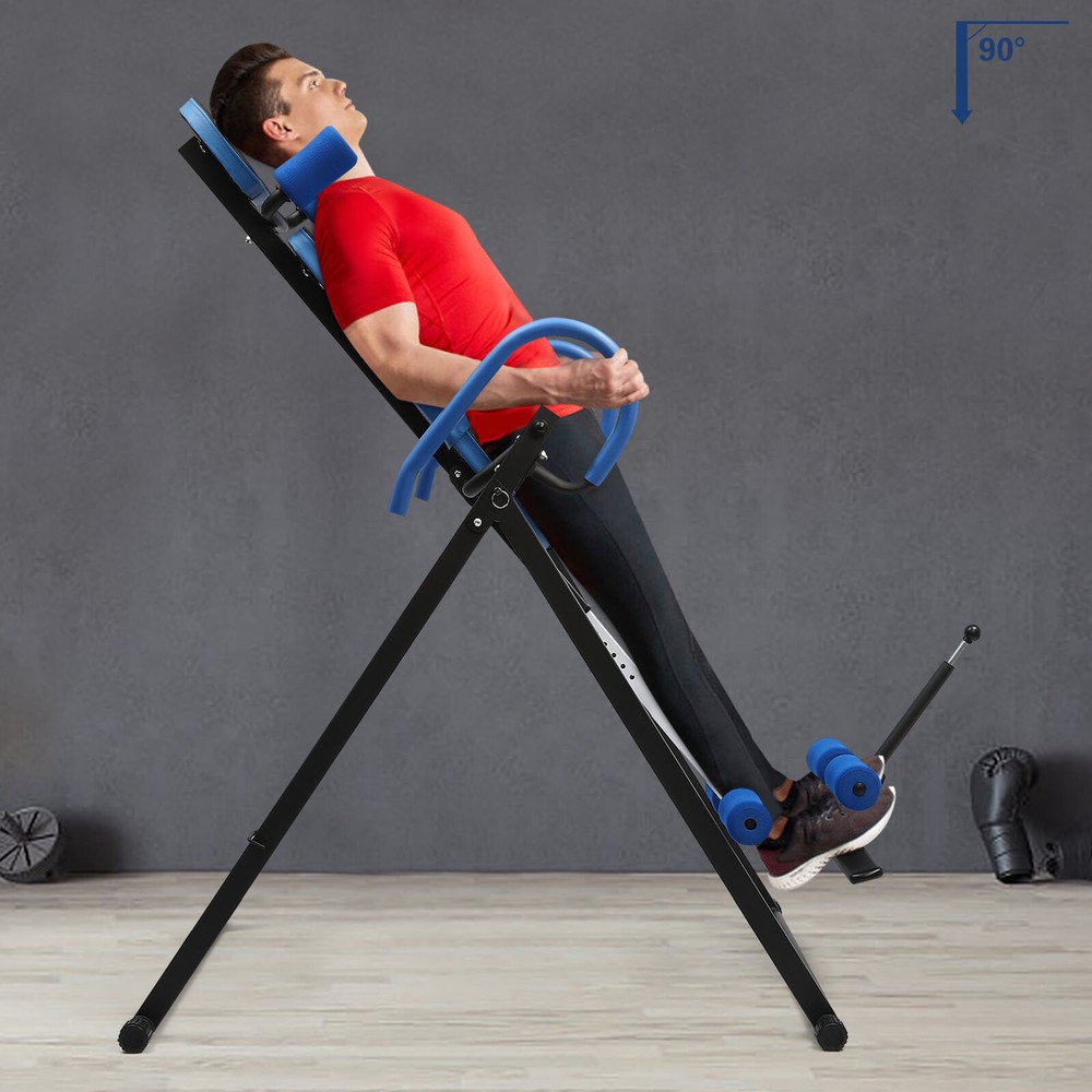 Fitness Back Pain Relief Inversion Table Excercise Stretching Inverted Bench