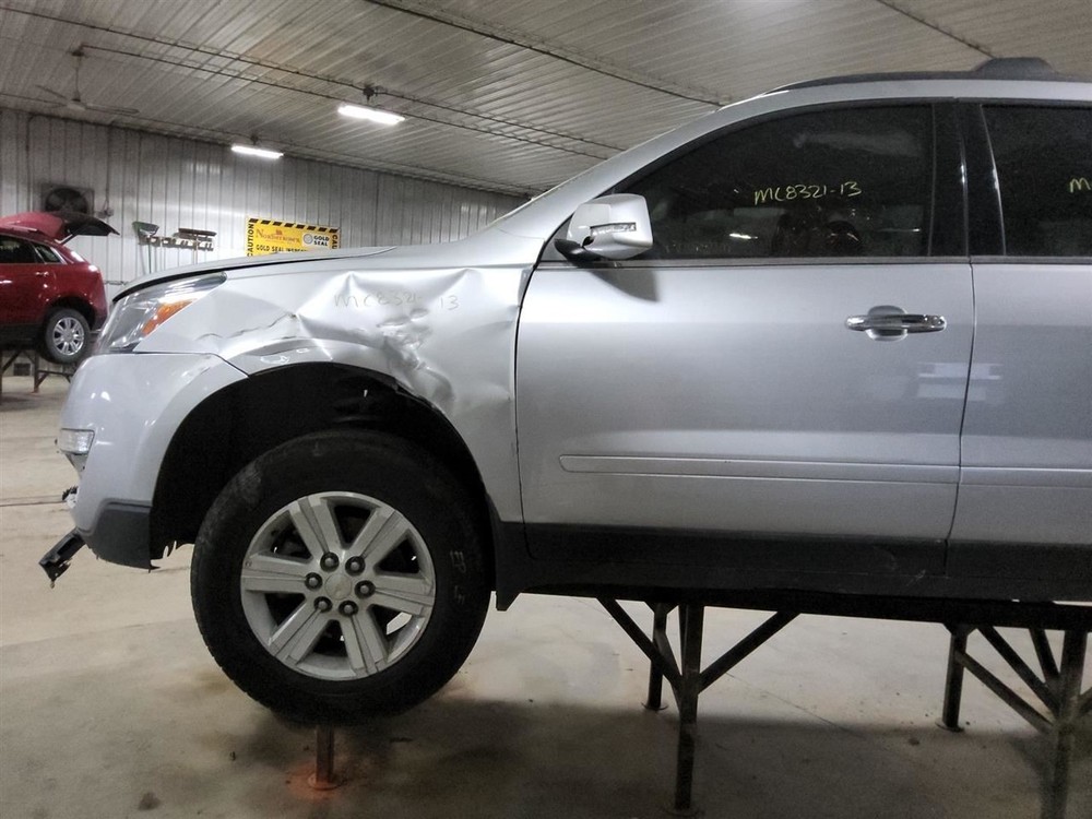 2013 Chevy Traverse Passenger Front Headrest Only Gray Leather