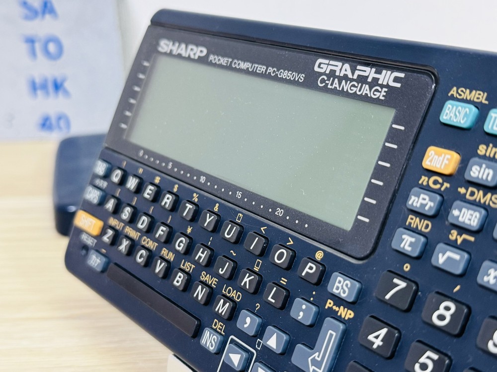 SHARP PC-G850VS Pocket Computer BASIC Tested Working See Description