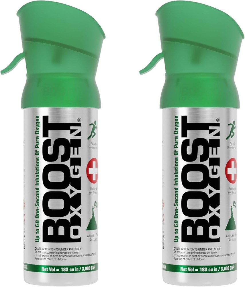 Compact 2-Pack 3L Oxygen Canisters - Pure Natural Support for Active Lifestyles