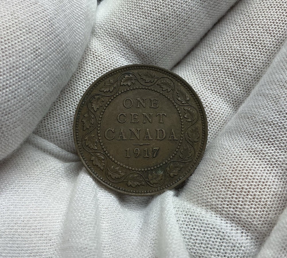 1917 Canada 1c One Cent Penny NICE COIN! P152
