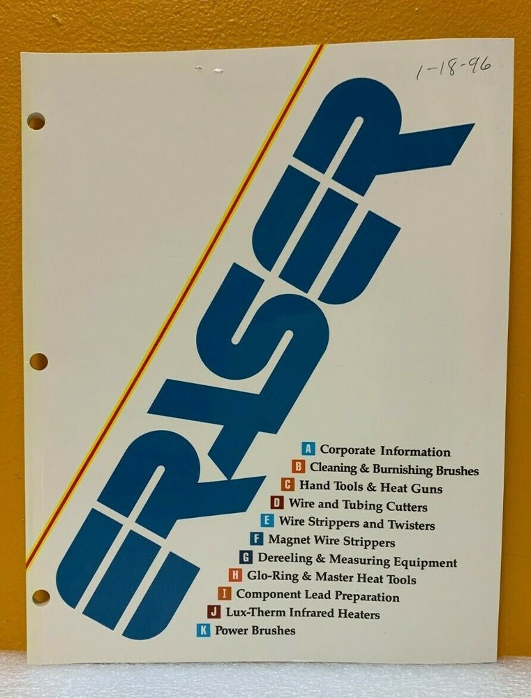 Eraser Product Catalog No. 4.