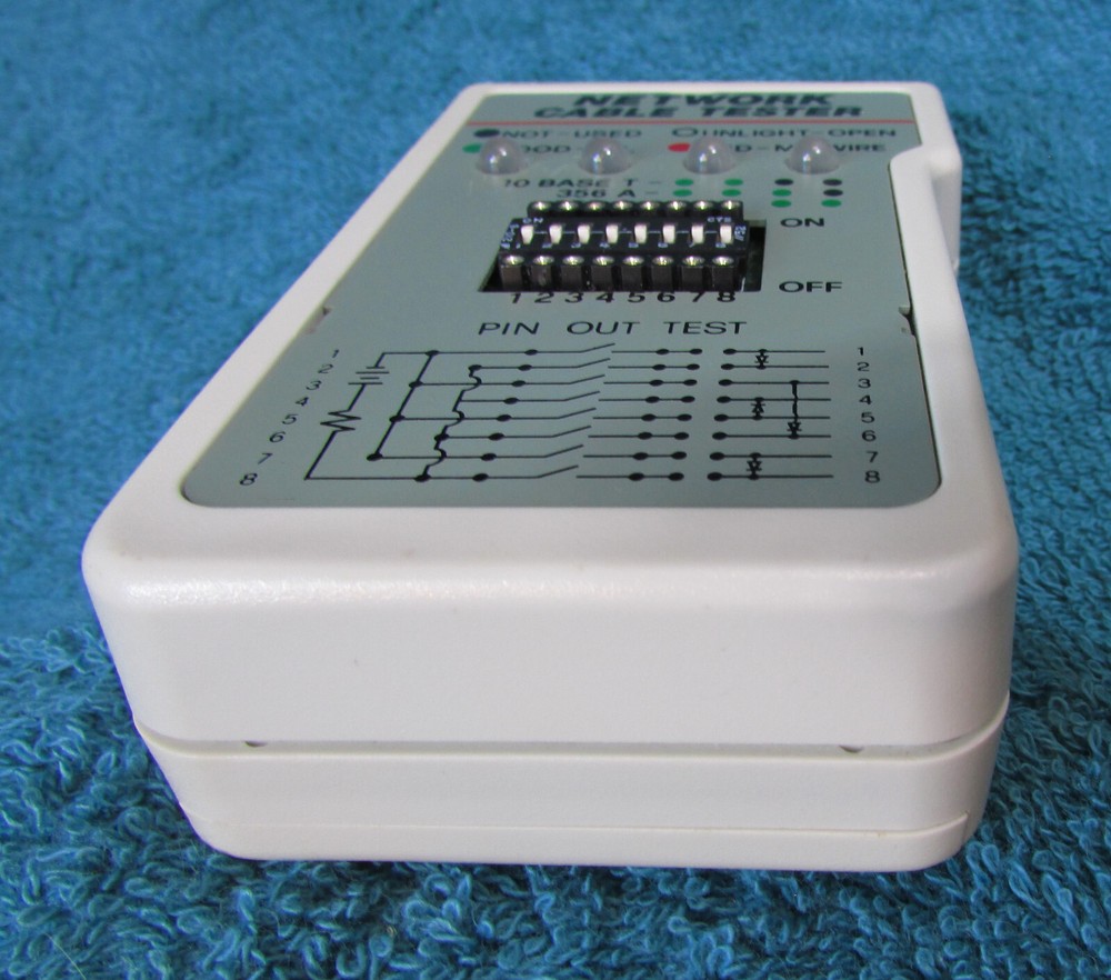 Vintage NETWORK CABLE TESTER Serial No. 288486