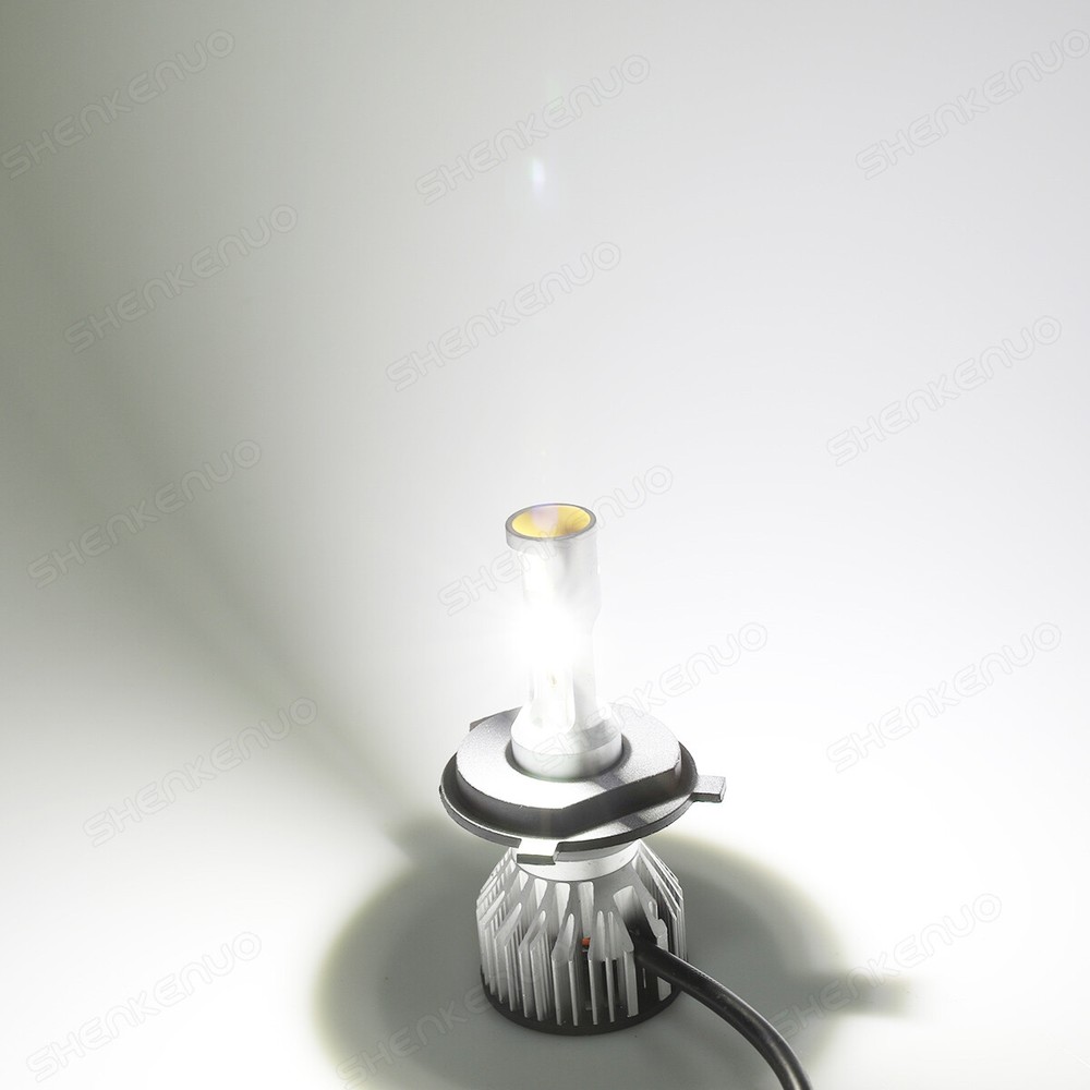 7 Inch led GLASS Headlight Round, ORIGINAL CLASSIC LOOK Conversion Chrome pair