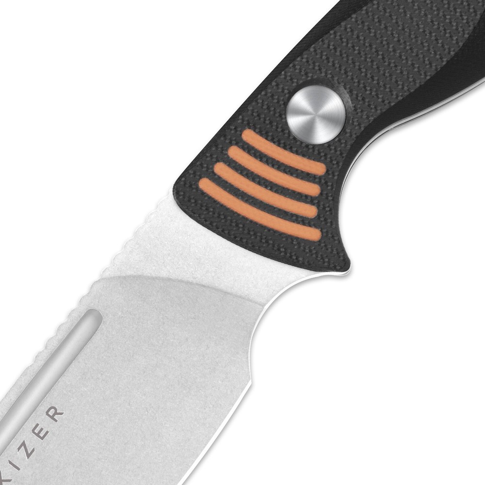 Kizer Ewanki 3 Fixed Knife AEB-L Willow-leaf Blade G10 Handle + Sheath 1099A1