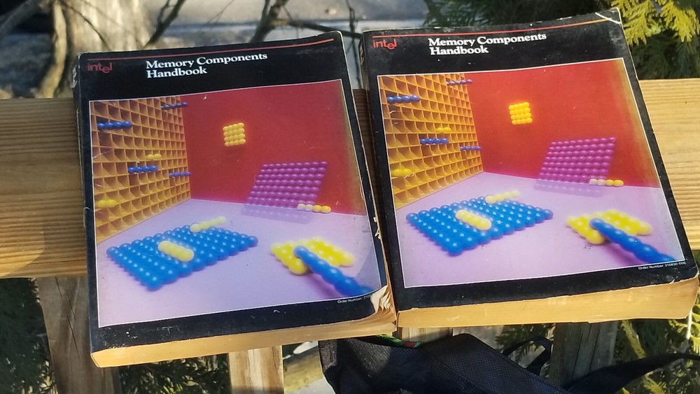 1 OR 2 VINTAGE ELECTRONICS BOOKS 1987  INTEL MEMORY COMPONENTS HANDBOOK