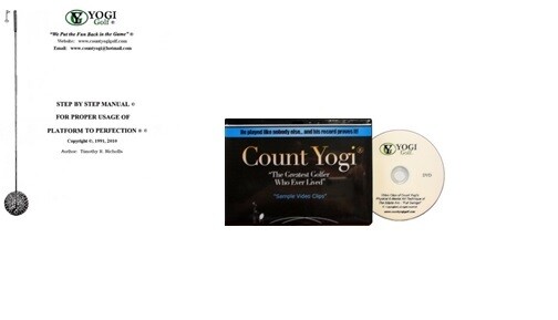 Count Yogi ® “Platform To Perfection ® © Golf System” with 5 Simple Steps Book