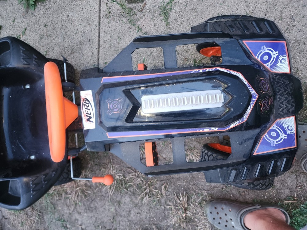 Nerf Pedal Cart with Dual Blaster
