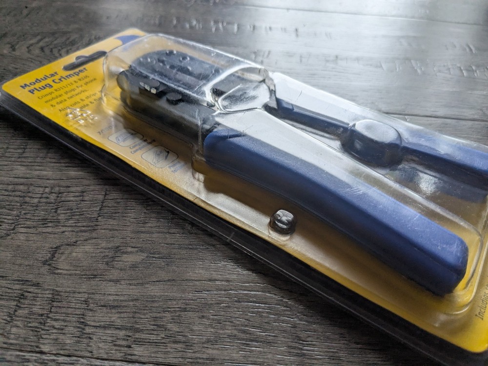 DataShark 70005 Modular Plug Crimper Tool Data/Phone Cable RJ45 RJ11