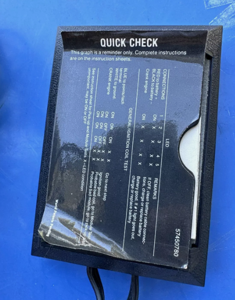 Vintage RAC 1pc ELECTRONIC Ignition ANALYZER Model #574 - Fast Shipping