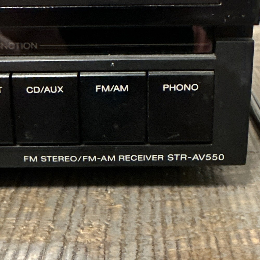 Sony Audio Video Computer Control Center Receiver STR-AV550 - Tested Working