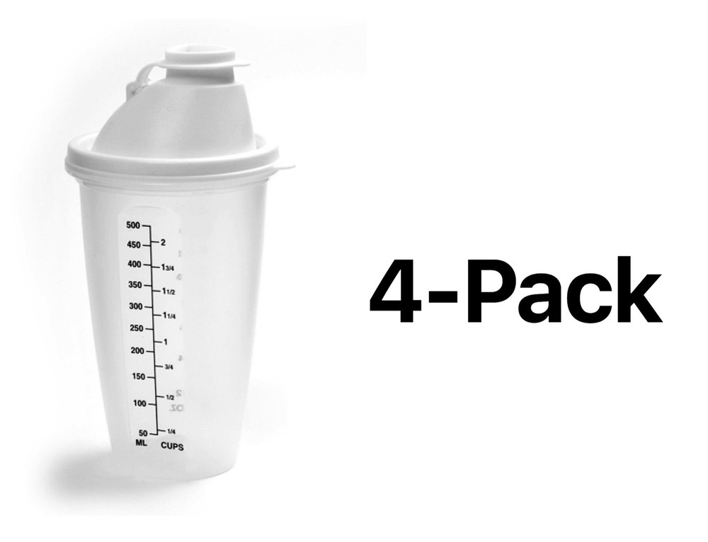 Norpro Measure/Mix Shaker, 16 oz (4-Pack)