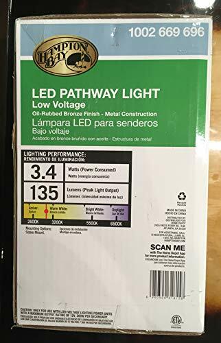 Home Depot Hampton Bay Low Voltage LED Pathway Light