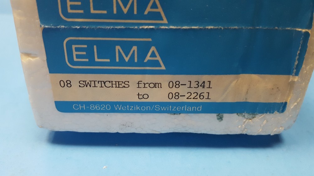 SELECTOR SWITCH, 08-2110, ELMA, Rotary