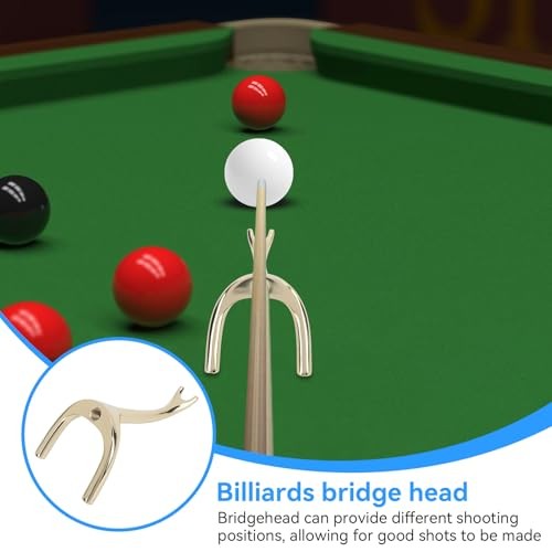 Pool Cue Bridge Head, Imitation Elephant Nose Billiards Stick Fork Holder