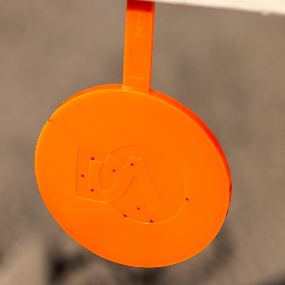 DA Targets Self-Healing for Shooting - Bright Fluorescent 6", Orange