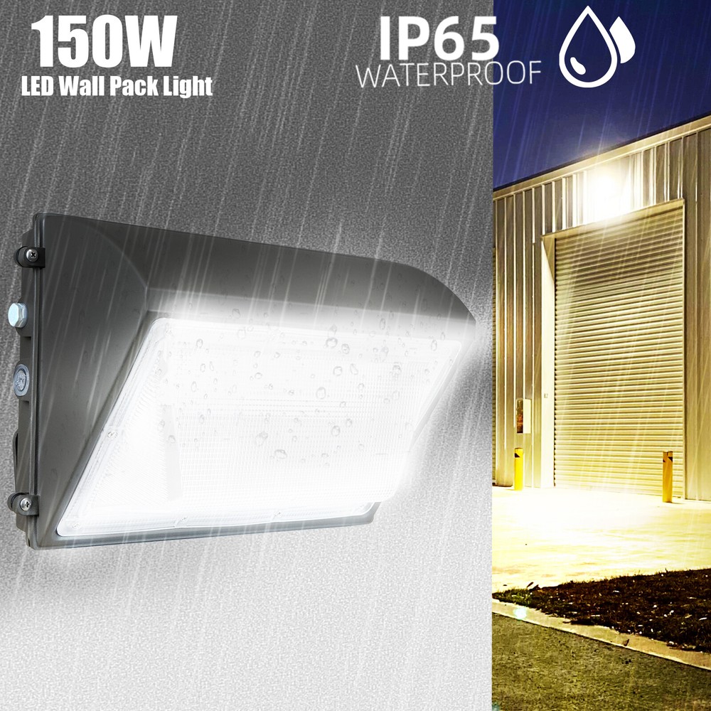 2PACK Commercial LED Wall Pack Area Lights 125W Outdoor Backyard Security Light