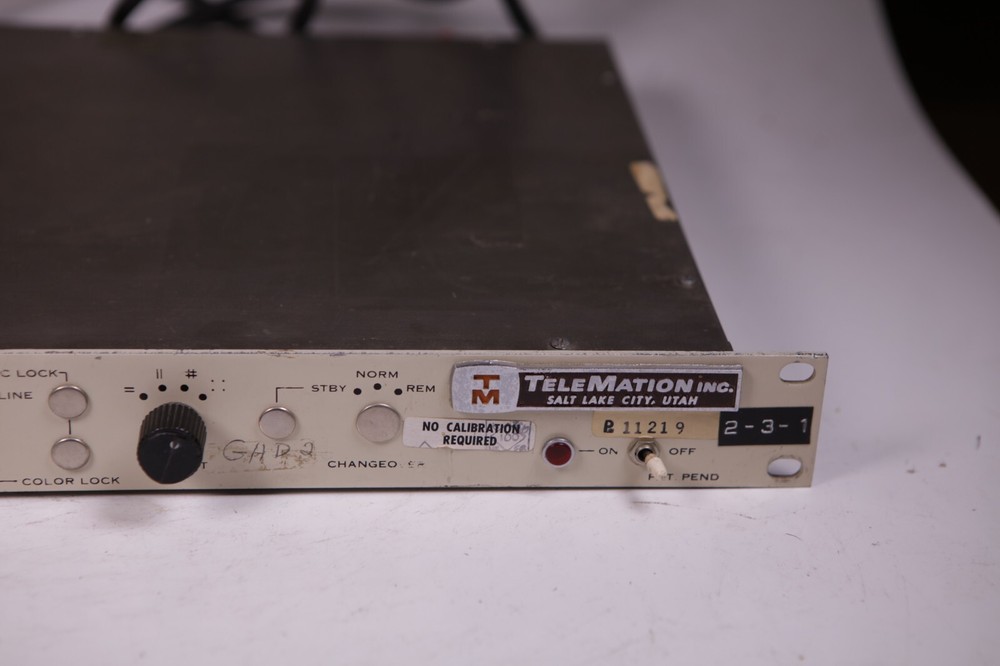Telemation TSG-2000 Broadcast Synchronizing Generator