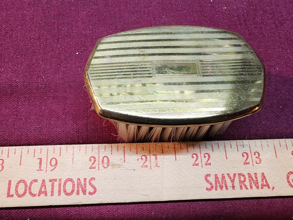 Vintage Bronze Baby Vanity Brush & Comb Set