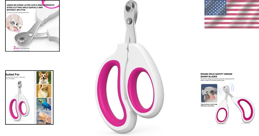 Beginner-Friendly Cat Nail Clipper - Sharp, Durable & Safe for Small Pets